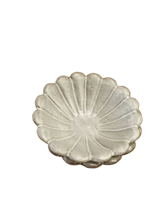 Stoneware Flower Bowls