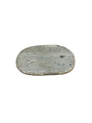 Oval Travertine Soap Dish - Brown